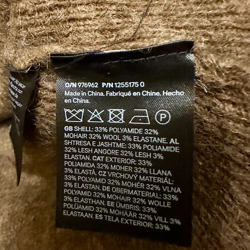 H&M Mohair-Blend Sweater with Collar - Picture 10 of 11